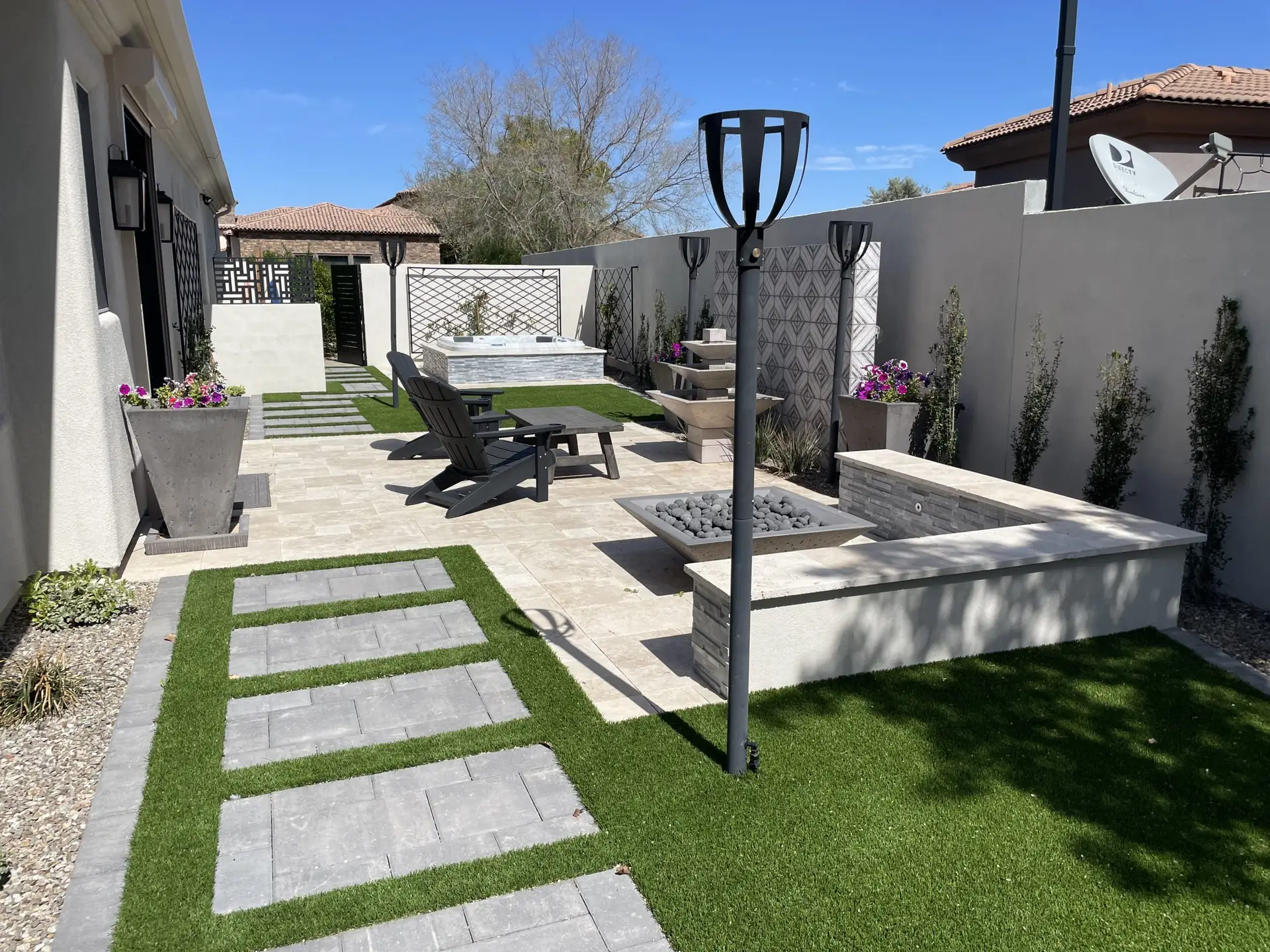 Dream Retreats Landscape Design and Construction - Copy of Gilbert Landscape Design Side Yard Renovation 2024 scaled
